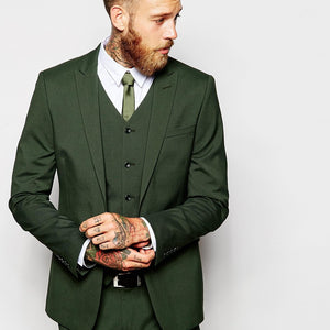 Green Skinny Blazer